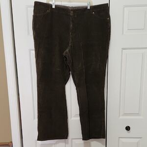 Sonoma Dark Brown Flare Pants